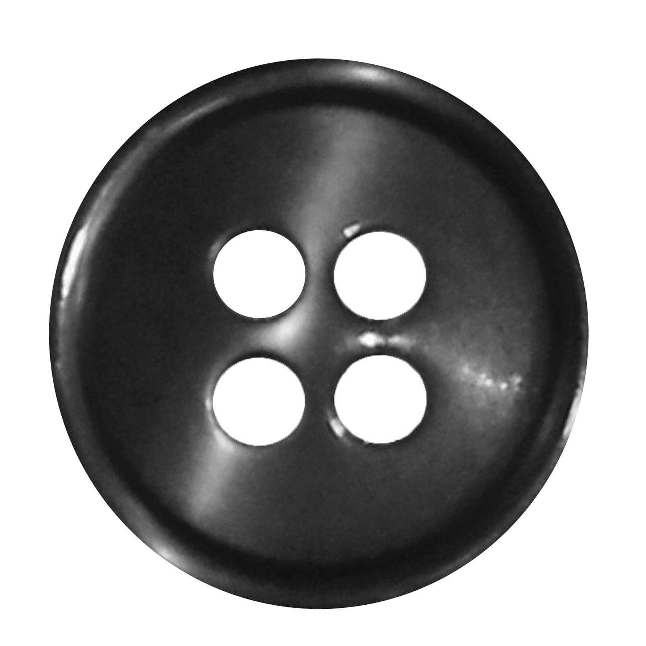 4 Hole Button - 13mm - Black [LF38.2]