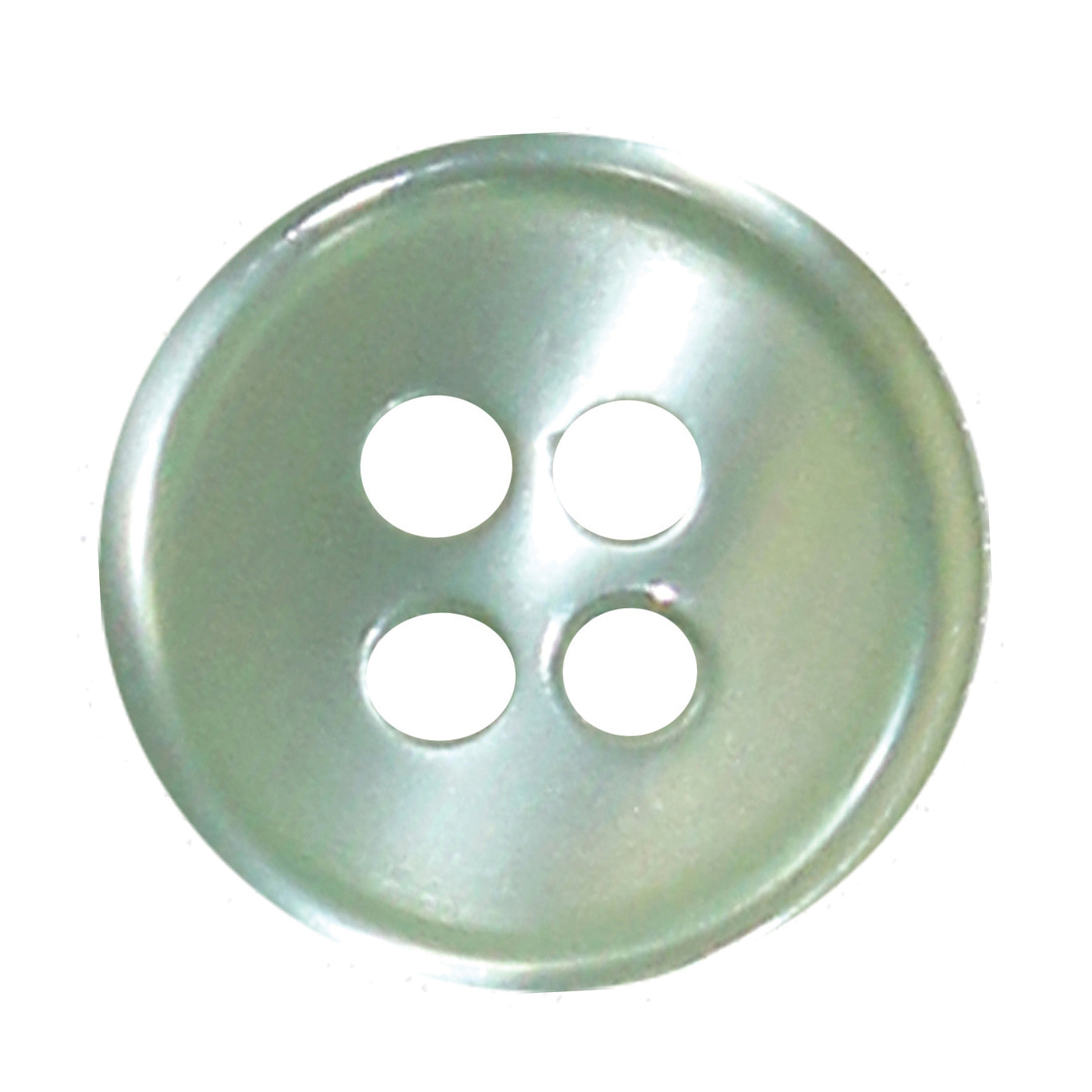 4 Hole Button - 13mm - Pale Green [LC1.3]