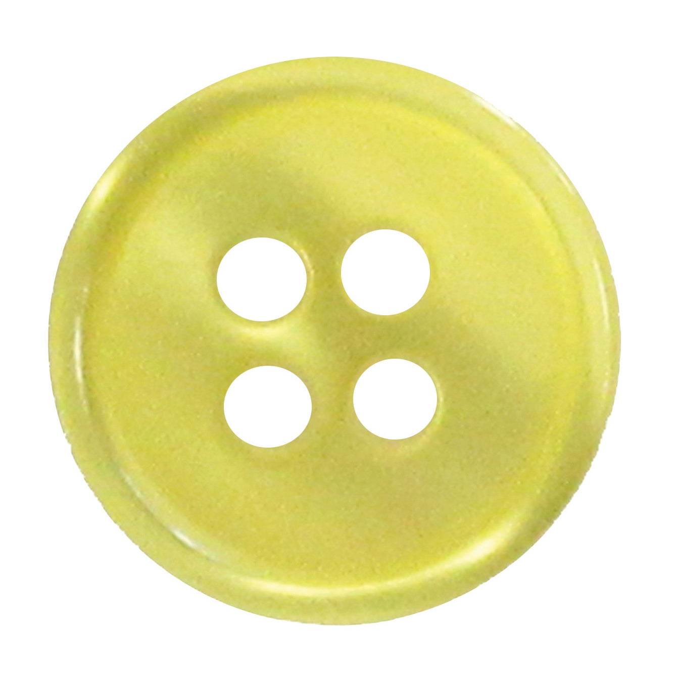 4 Hole Button - 13mm - Dark Yellow
