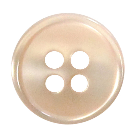 4 Hole Button - 13mm - Peach [LF25.7]