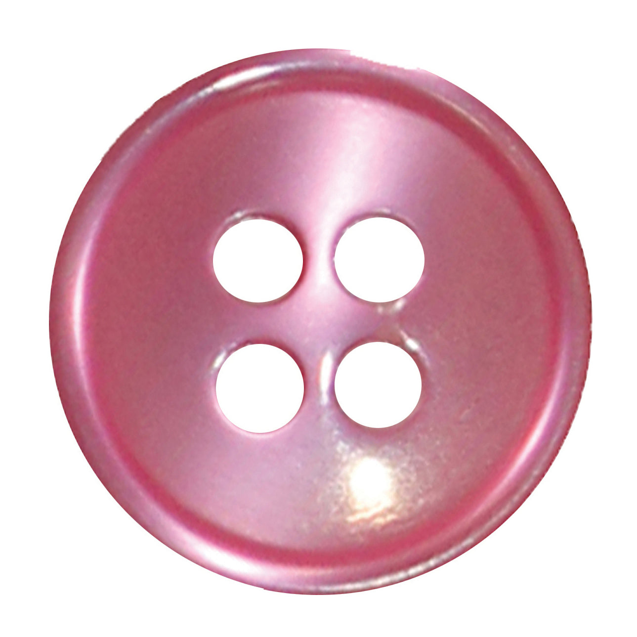 4 Hole Button - 13mm - Fuchsia [LE1.4]