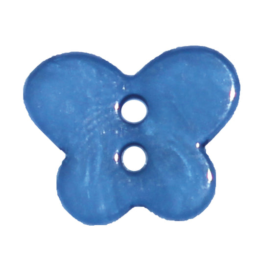 2 Hole Butterfly Button - 19mm - Dark Blue [LC5.2]