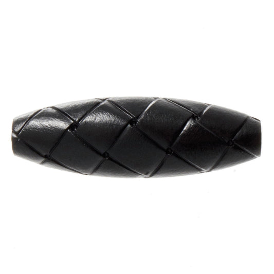 Imitation Leather Shank Toggle Button - 40mm - Black [LD17.1]