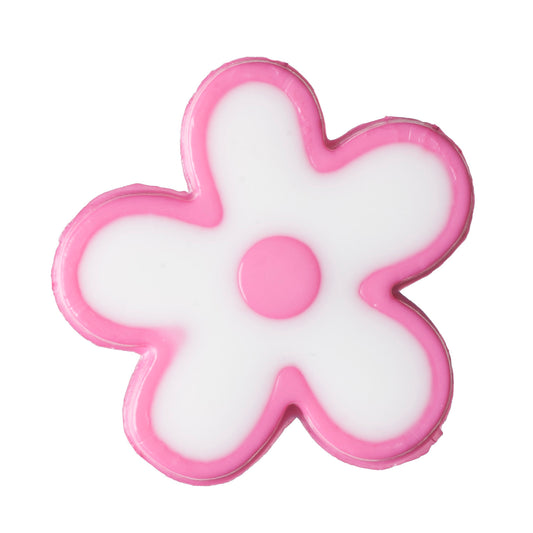 Flower Design Shank Button - 15mm - Pink [LD20.5]