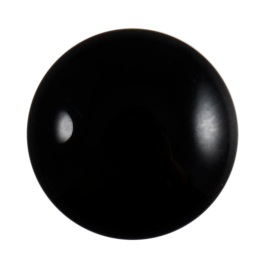 Domed Shank Button - 10mm - Black [LC31.1]