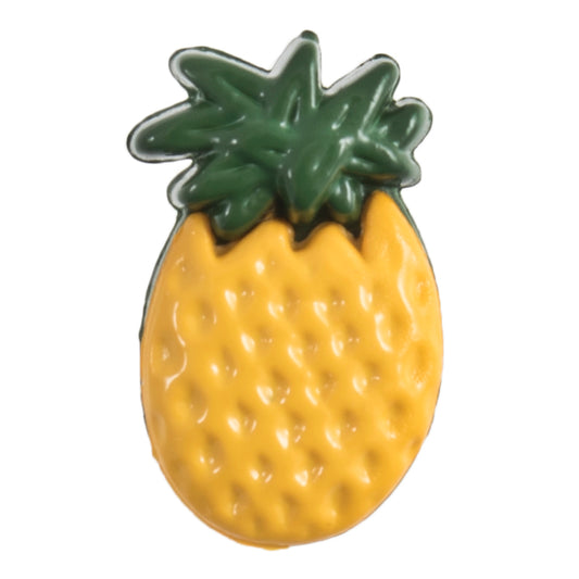 Pineapple Shank Button - 20mm - Yellow [LC22.1]
