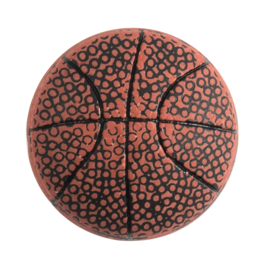 Basketball Shank Button - 18mm - Orange [LC33.4]