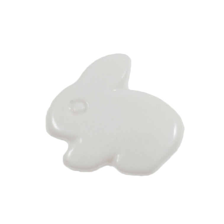 Little Bunny Shank Button - 13mm - White [LC30.3]