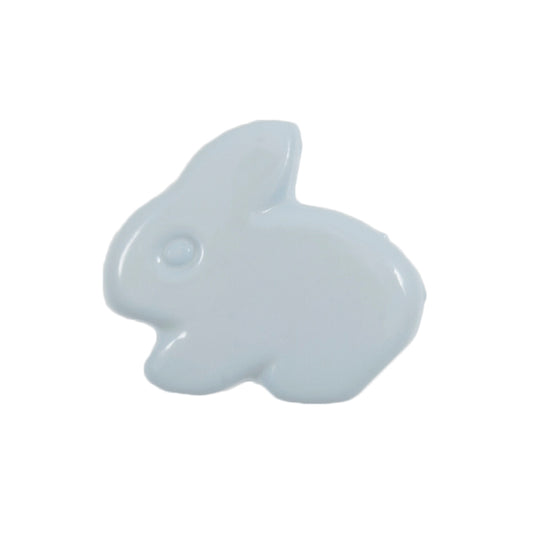 Little Bunny Shank Button - 13mm - Light Blue