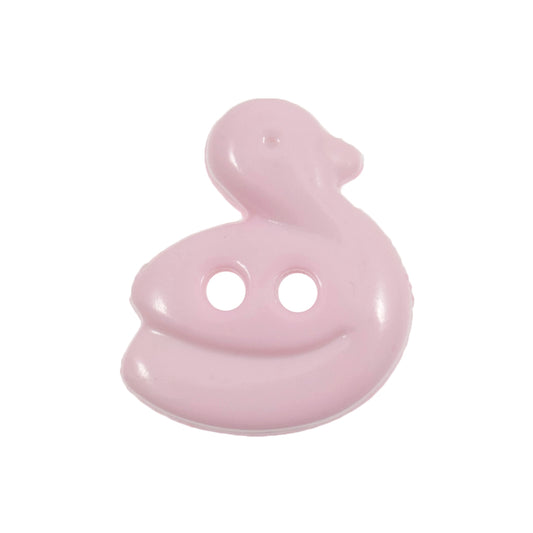 2 Hole Duck Button - 18mm - Light Pink