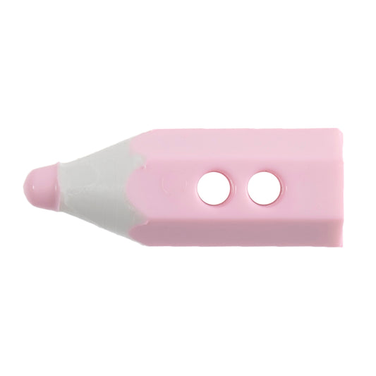 2 Hole Pencil Button - 19mm - Light Pink [LD37.7]