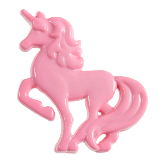 Unicorn Shank Button - 29mm - Pink [LC15.3]
