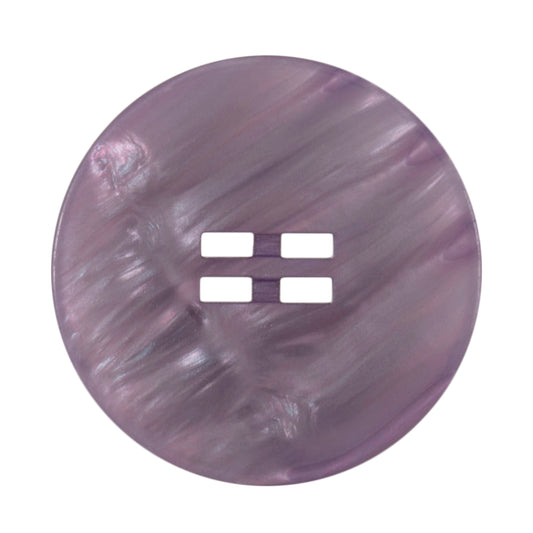 4 Hole Square Design Pearlised Button - 38mm - Lilac