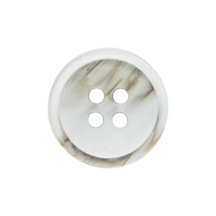Abstract Stone Effect 4 Hole Button - 15mm - Natural [LD28.5]