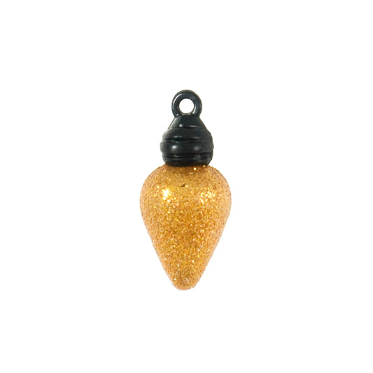 Xmas Fairy Light Craft Button - 18mm - Gold [LD20.4]