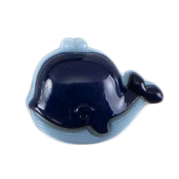 Novelty Whale Shank Button - 16mm - Dark Blue [LH33.2]