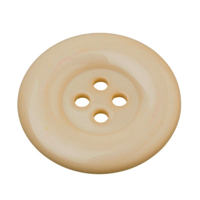 4 Hole Large Rim Natural Wood Button - 35mm -[LB1.4]