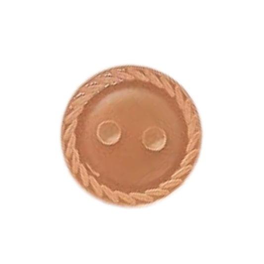 Polyester Rope Edge Button - 11mm - Orange [LA1.6]