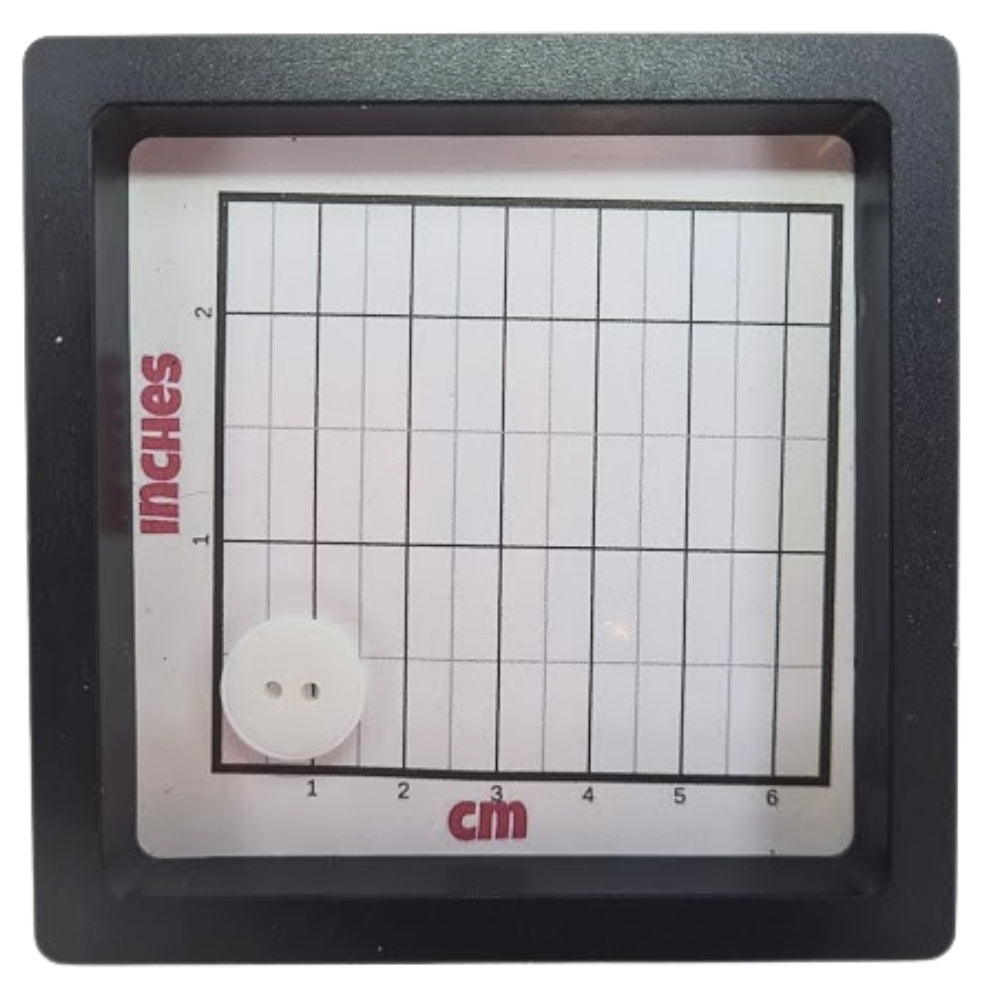Plain 2 Hole Plastic Button - 15mm - White [LA4.5]
