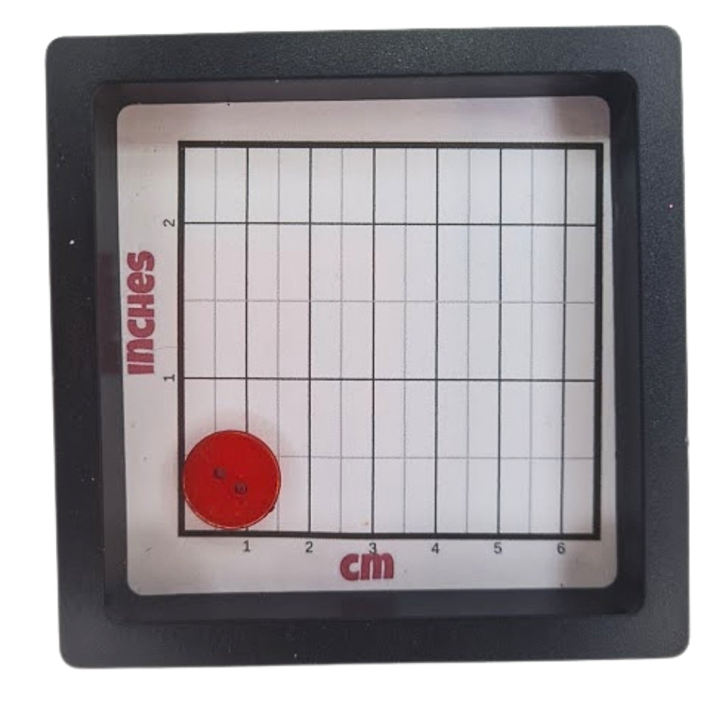 Plain 2 Hole Plastic Button - 15mm - Dark Red [LA4.4]