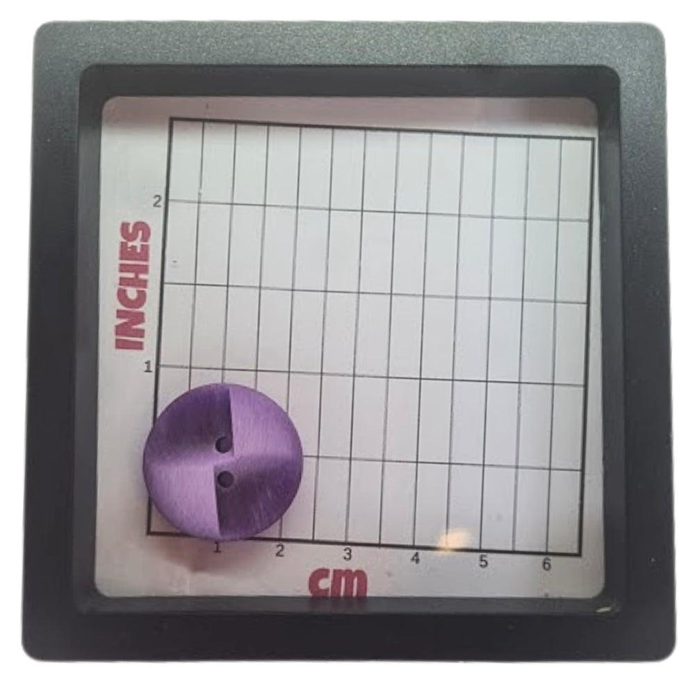 Windmill Design 2 Hole Matt Button - 23mm - Purple [LB26.4]