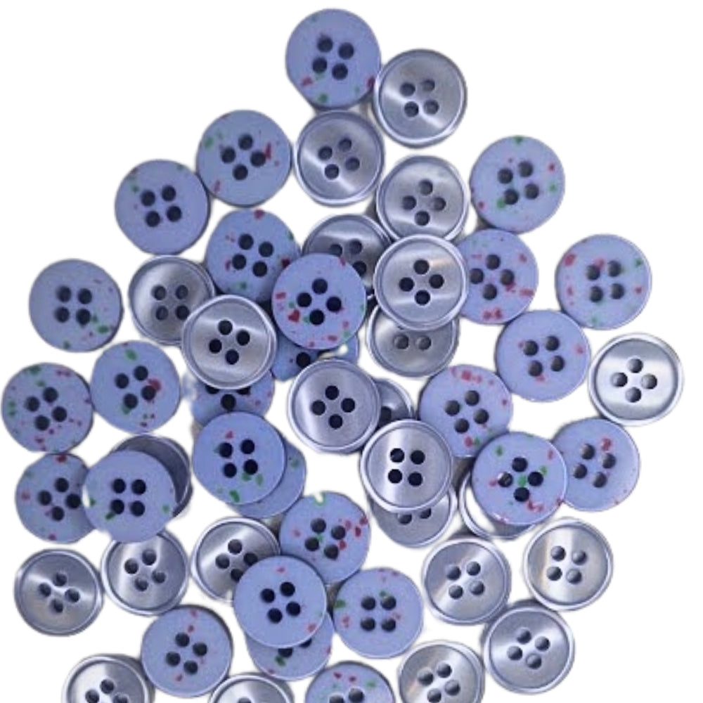 4 Hole Button - 13mm - Light Blue [LD24.2]