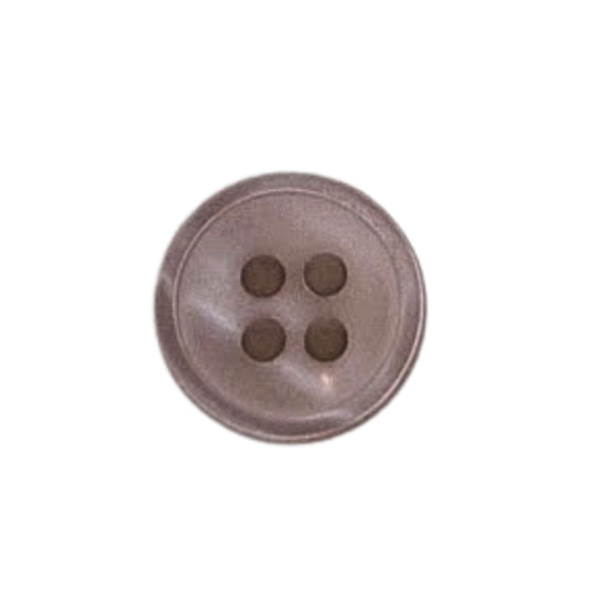 4 Hole Button - 13mm - Dark Beige [LG17.7]