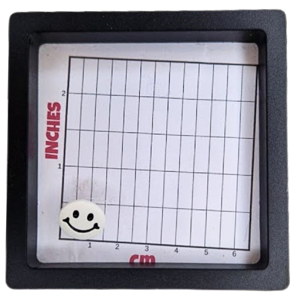 Novelty Smiley Face Shank Button - 15mm - White [LC9.4]
