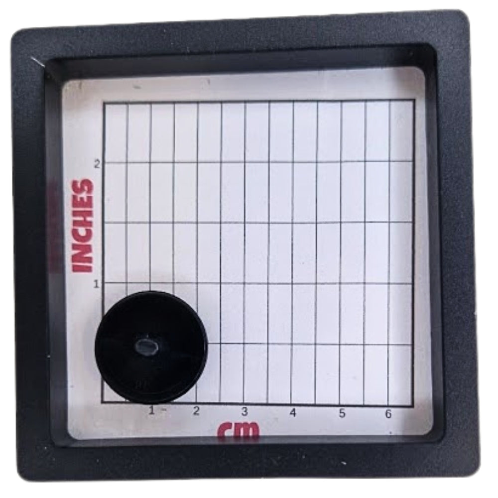 Patterned Black Shank Button - 23mm [LA40.3]