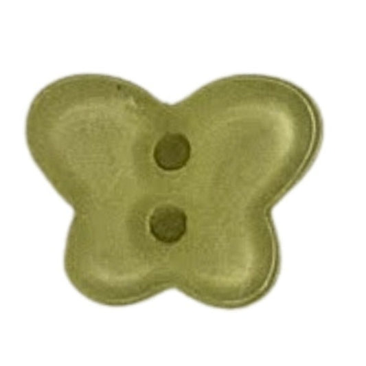 2 Hole Butterfly Button - 19mm - Apple Green